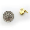 Wholesale Gold Over Sterling Silver Heart Lock Lobster Clasp (1 pc)