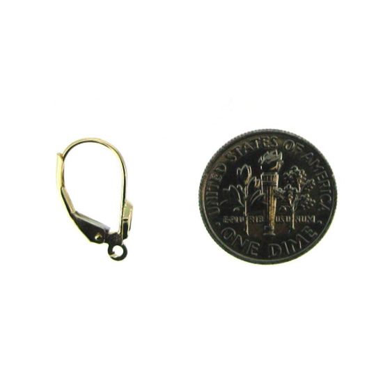 Wholesale 14K Yellow Gold Leverback Ear Wires