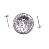 Wholesale 14K White Gold Earrings Posts with Cups (4mm)(2 pieces)