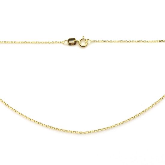 Wholesale 14K Yellow Gold Necklace-Tiny Cable Chain-18 inches