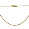 Wholesale 14K Yellow Gold Necklace-Singapore Chain-16 inches