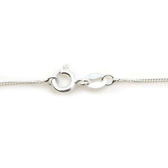 Wholesale Sterling Silver and CZ Stone White Freshwater Pearl Drop Pendant Necklace-18"