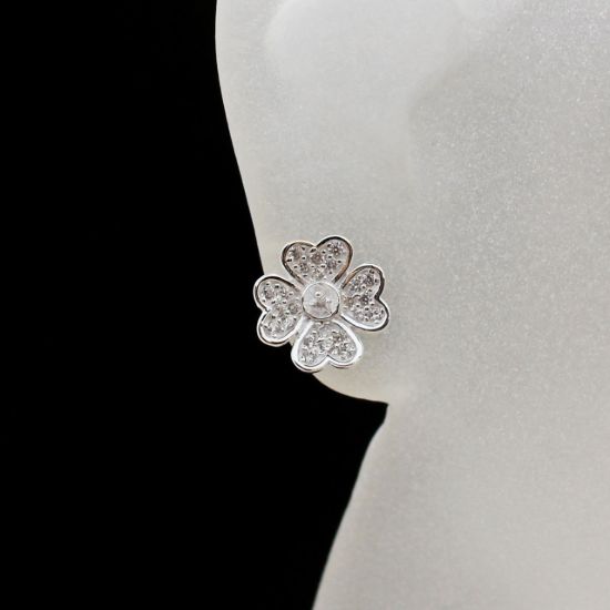 Wholesale Sterling Silver Flower Earwire for Jewelry Making, Wholesale Earwire and Findings