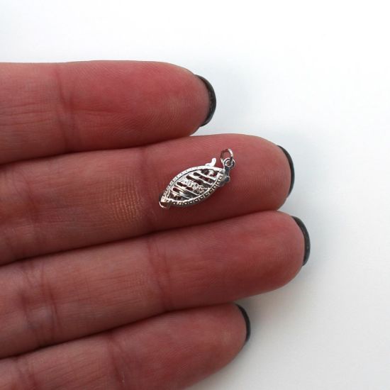 Wholesale 14K White Gold Fancy Filigree Push Clasp