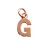 Wholesale Gold plated Sterling Silver Smooth Letter Initial Charms and Pendants for Jewelry Making, Wholesale Findings