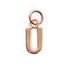 Wholesale Gold plated Sterling Silver Smooth Letter Initial Charms and Pendants for Jewelry Making, Wholesale Findings