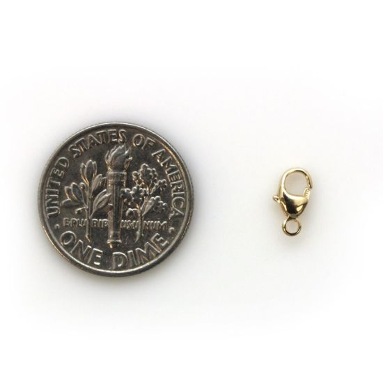 Wholesale 14K Yellow Gold 8mm Lobster Clasp