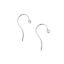 Wholesale 14K White Gold Fishhook Earwires with Ball (1 pair)