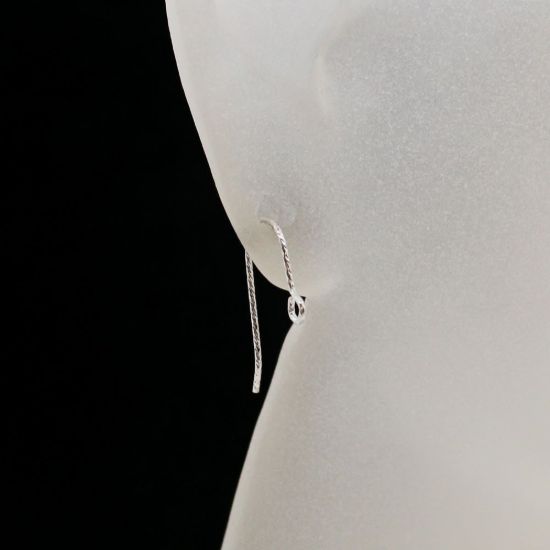 Wholesale Sterling Silver - Sparkle French Ear Wire (1 pair)