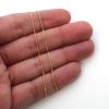 Wholesale Gold plated Sterling Silver Tiny Curb Chain, Wholesale Necklace Chains