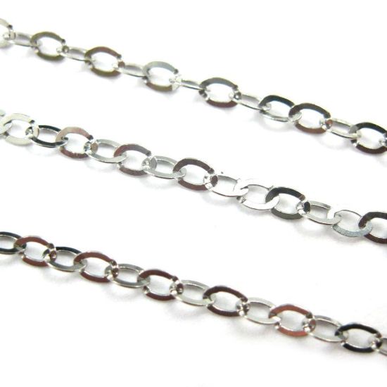 Wholesale Chain, Rhodium plated 