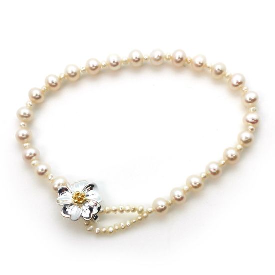 Wholesale Sterling Silver Magnetic Flower Bail Clasp - 13mm (1 clasp)