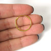 Wholesale Gold Plated Sterling Silver Earring Hoops -20mm (Sold per pair)