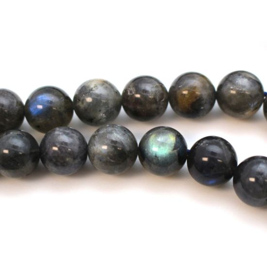 Wholesale Labradorite Beads - 10mm Round Smooth Shape (sold per strand)