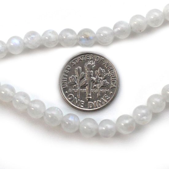 Wholesale Moonstone Beads - 5.5mm Smooth Round Shape (sold per strand)