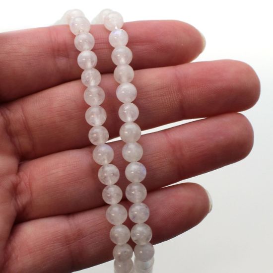 Wholesale Moonstone Beads - 5.5mm Smooth Round Shape (sold per strand)