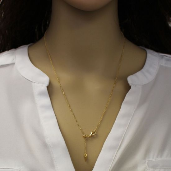 Wholesale Gold Over Sterling Silver Adjustable Finished Chain - 1mm Rolo Chain