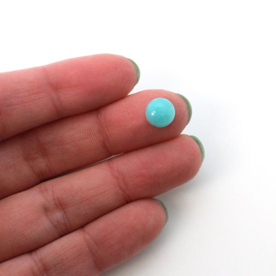Wholesale Cabochon Amazonite Round, 8mm, Grade A
