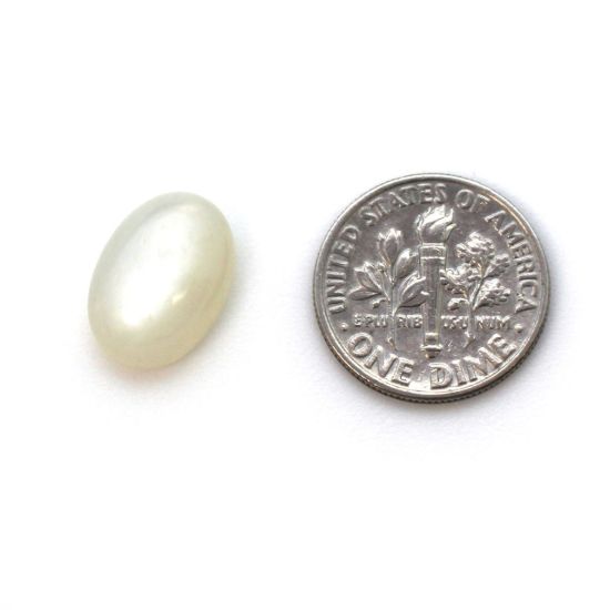 Wholesale Cabochon White Moonstone Oval, 10x14mm, Grade AA