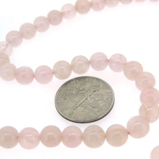 Wholesale Rose Quartz - 6mm Smooth Round Beads (Sold Per Strand)