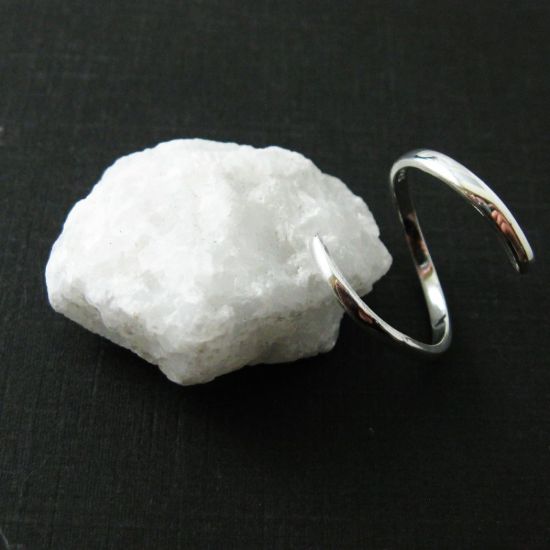 Wholesale 925 Sterling Silver Smooth Classic Double Bar Ring -  Adjustable (1 piece)