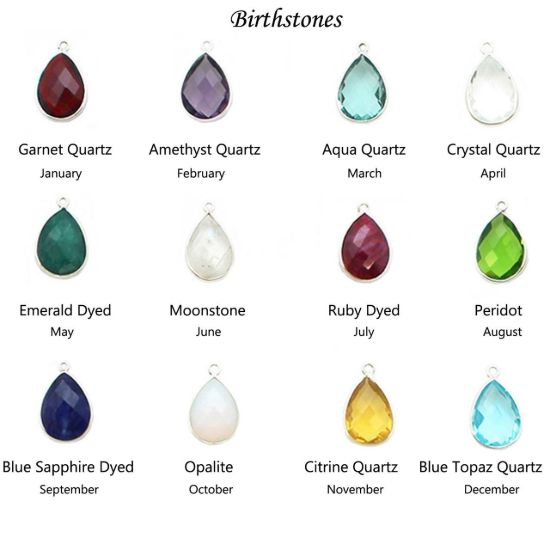 Wholesale Sterling Silver Textured Leaf Teardrop Gemstone Earrings (Sold Per Pair)