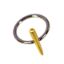 Wholesale Two Tone Silver and Gold Over Sterling Silver Spike Ring (1 piece)