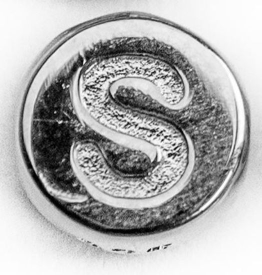 Wholesale Sterling Silver A-Z Initial Letter Round Tiny Charm - 6mm (1 piece)