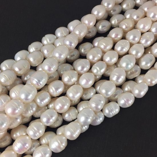 Wholesale Freshwater Pearl Strand 12-13mm Creamy White Round Shape Pearl Wholesale Pearls for Beading and Jewelry Making
