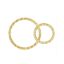 Wholesale 1/20 14k Gold Filled Sparkle Interlocking Round Connectors - 15mm & 10mm (sold per piece)