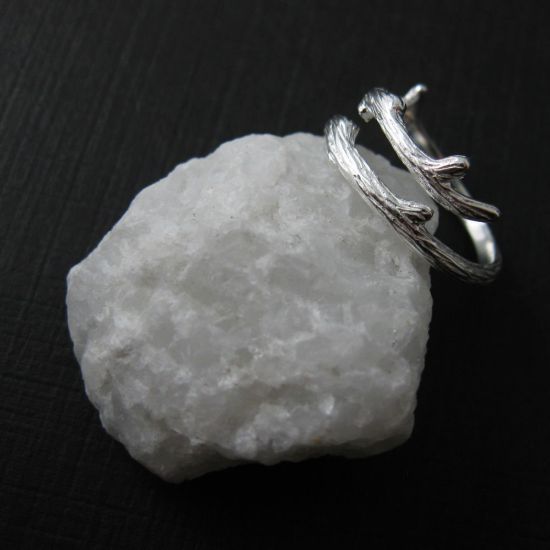 Wholesale 925 Sterling Silver Tree Branch Ring - Adjustable  Size(1 piece)