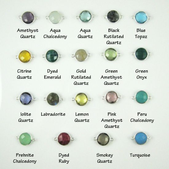 Wholesale Sterling Silver Round Bezel Tassel Necklace - 24"