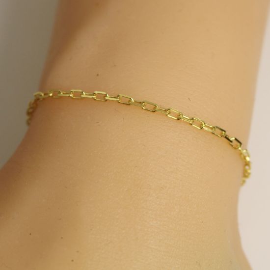 Wholesale Gold over Sterling Silver Finished Chain - Diamond Cut Box Chain