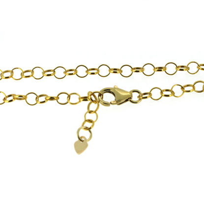 Wholesale 1/20 Gold Filled Finished Adjustable Chain Bracelet and Anklet with Heart-Belcher Chain