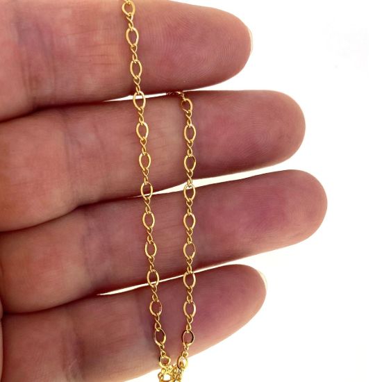Wholesale 1/20 14k Gold Filled Figure 8 Cable Chain 3mm by 2mm (sold per foot)