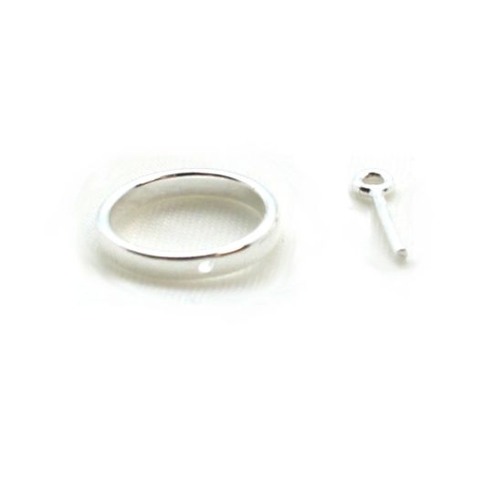 Wholesale Gold over Sterling Silver Bail  with 12mm Ring  for Beads 