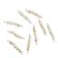 Wholesale Sterling Silver Freshwater 3mm Seed 5 Pearl Connectors - 19mm (sold per piece)