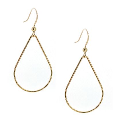 Wholesale 1/20 14K Gold Filled Large Teardrop Earrings