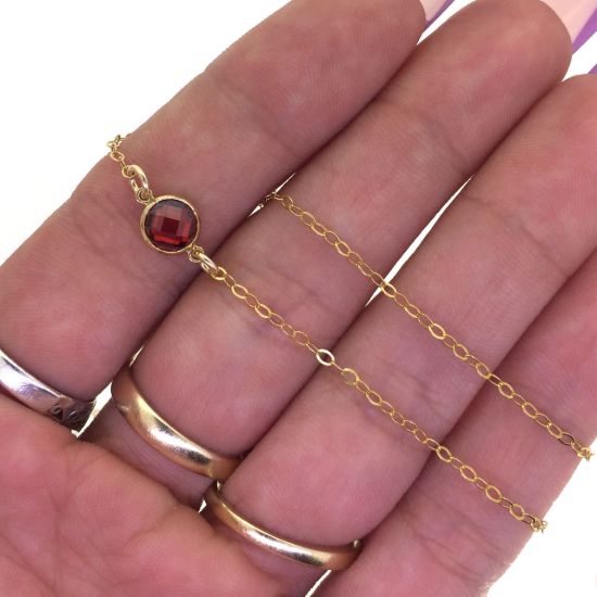 Wholesale 14K gold filled birthstone Necklace, Anklet or Bracelet 