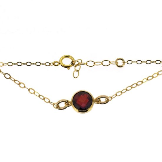 Wholesale 14K gold filled birthstone Necklace, Anklet or Bracelet 
