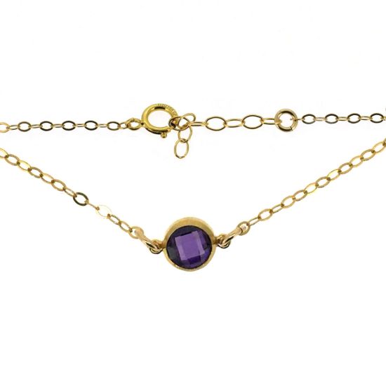 Wholesale 14K gold filled birthstone Necklace, Anklet or Bracelet 