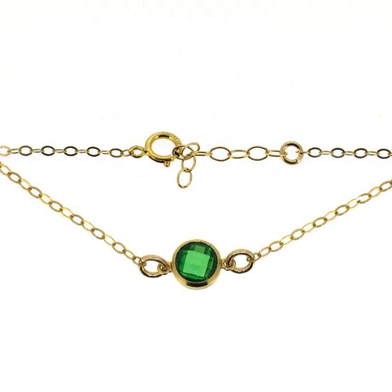 Wholesale 14K gold filled birthstone Necklace, Anklet or Bracelet 