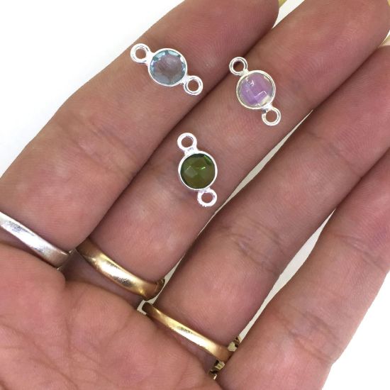 Wholesale Permanent Jewelry Supplies-6mm bezel connectors