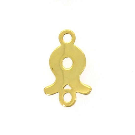 gold over sterling silver zodiac connectors