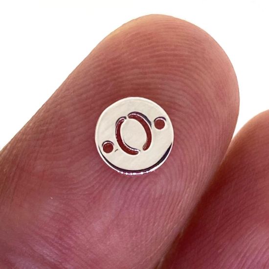 wholesale sterling silver letter connectors,bracelet connectors,permanent Jewelry charms