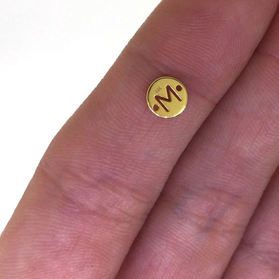 wholesale gold over sterling silver letter connectors,bracelet connectors,permanent Jewelry charms