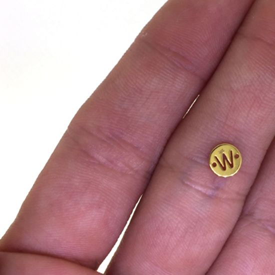 wholesale gold over sterling silver letter connectors,bracelet connectors,permanent Jewelry charms