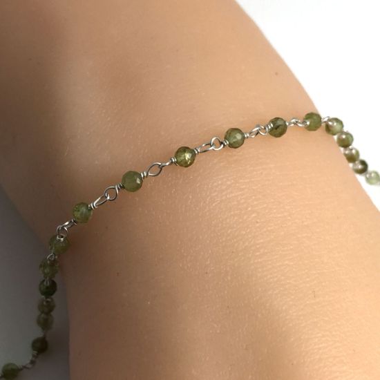 WHOLESAEL GEMSTONE ROSARY CHAINS FOR PERMANENT JEWELRY