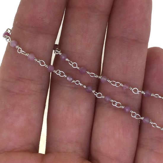 wholesale gemstone rosary chain for permanent jewelry