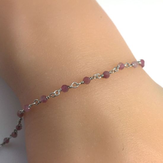 wholesale gemstone rosary chain for permanent jewelry